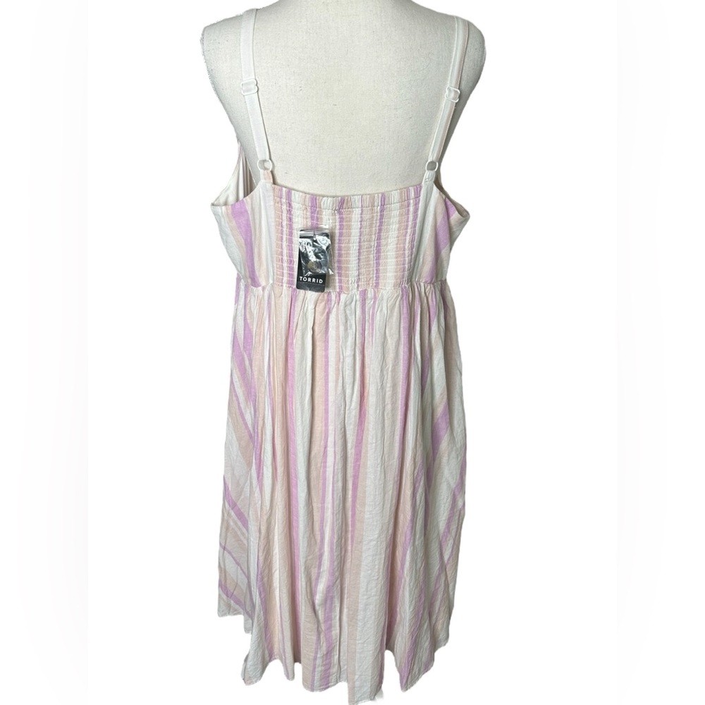 NWT Torrid Linen Dress - Picture 3 of 7